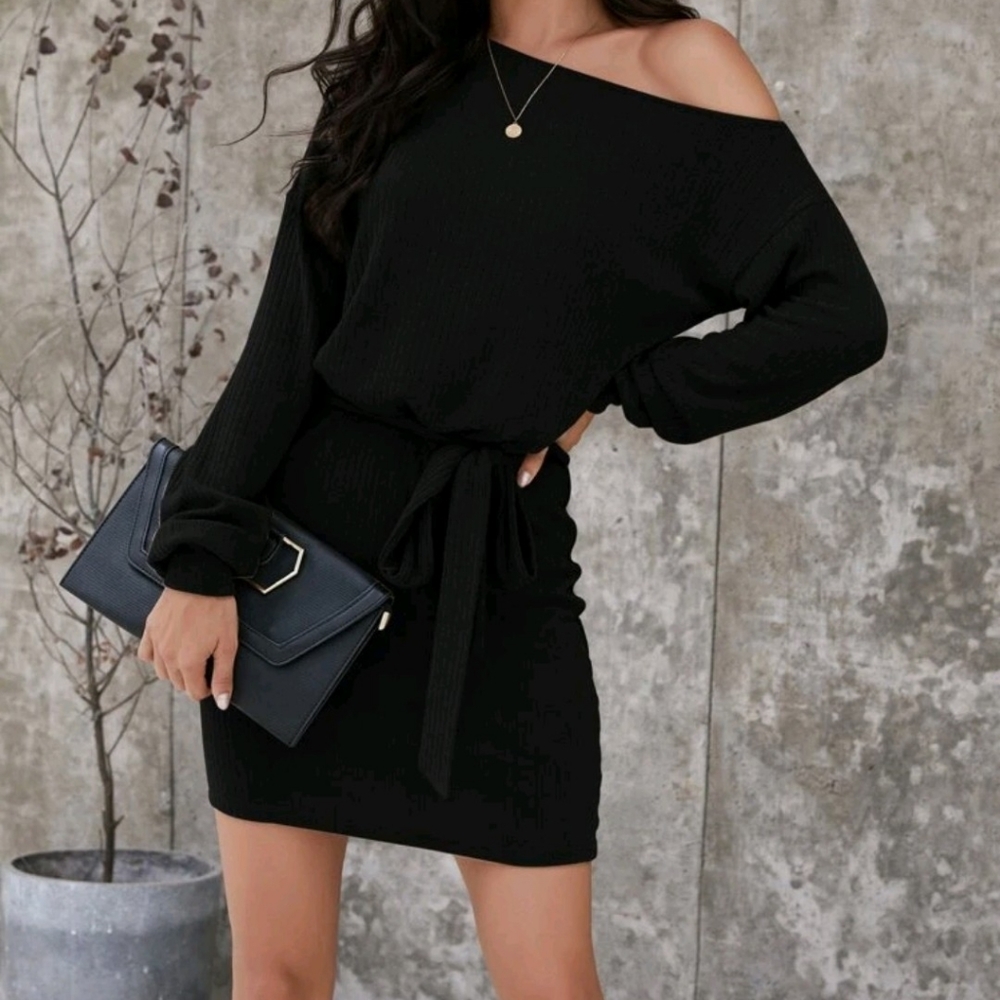 Asymmetrical Fitted Dress